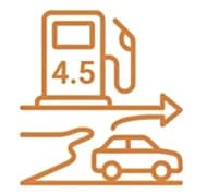 Иконка расхода топлива LADA LADA Granta Active Cross