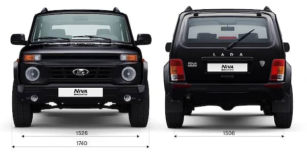 LADA Niva Legend Bronto — габариты спереди и сзади