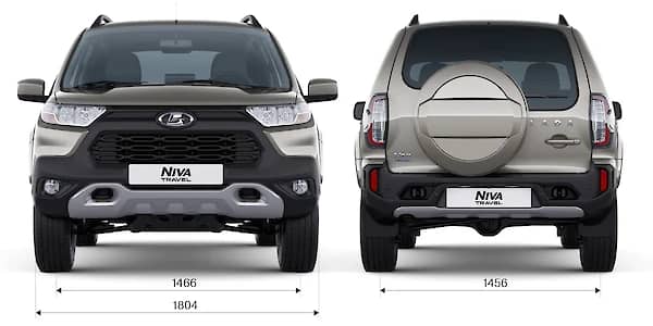 LADA Niva Travel — габариты спереди и сзади