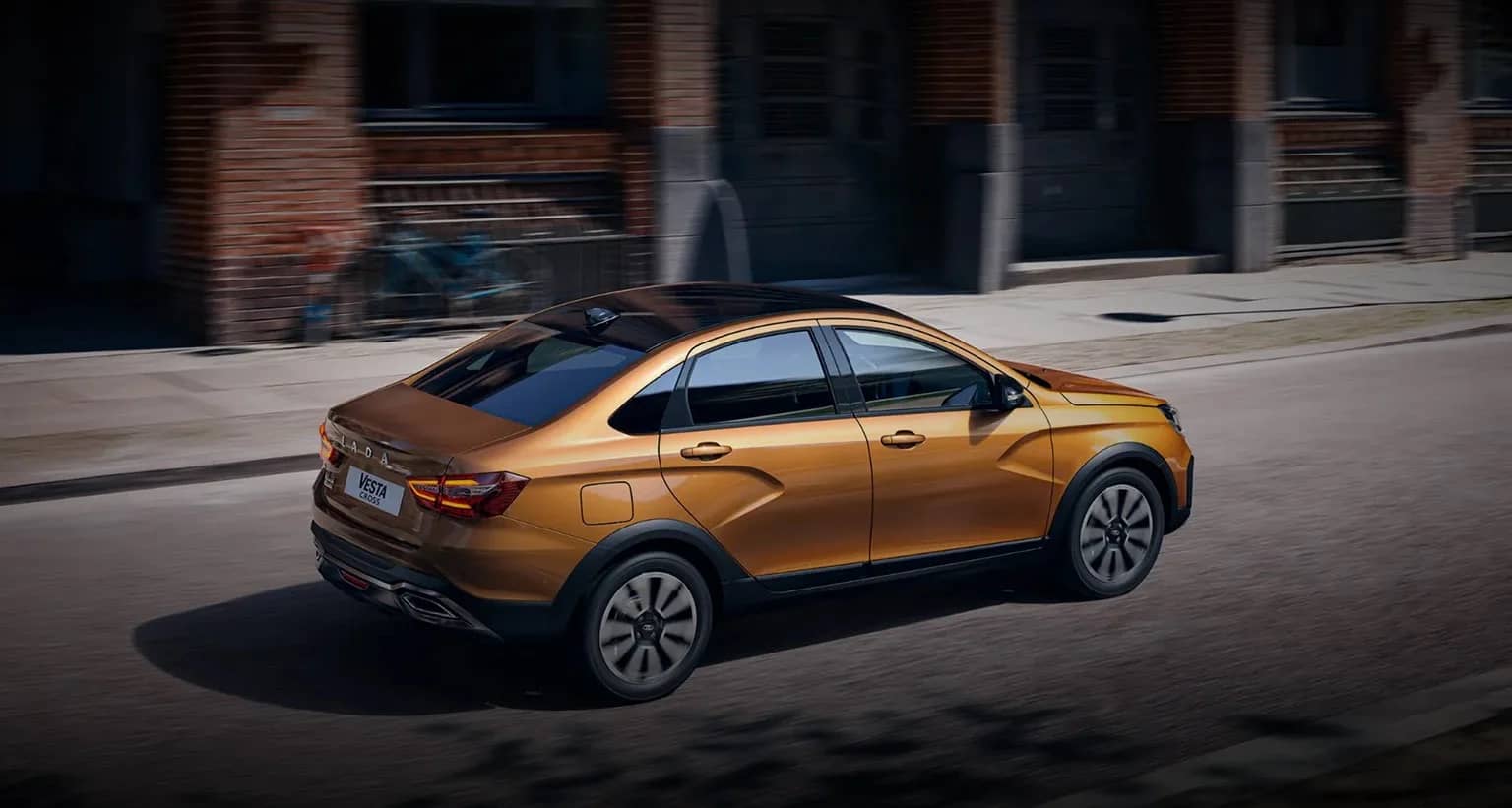 LADA vesta-cross — вид сбоку