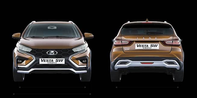 LADA Vesta SW Cross — габариты спереди и сзади