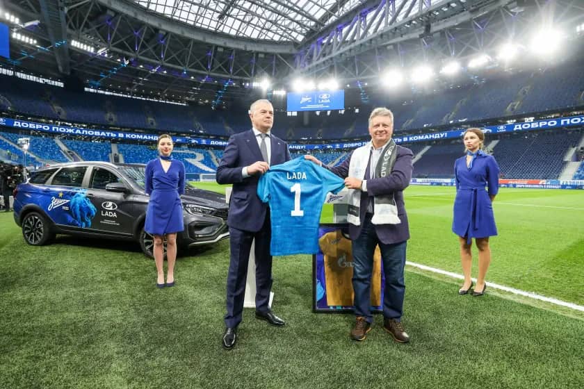 LADA станет официальным автомобильным партнёром ФК «Зенит»